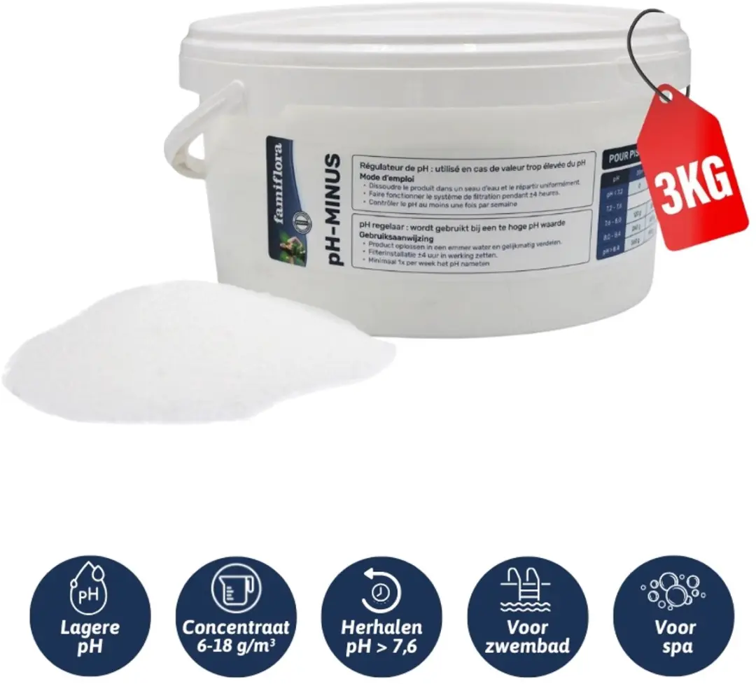 Famiflora pH Down Poeder 3kg