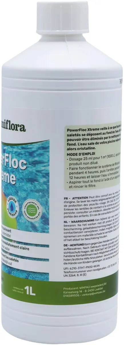 Famiflora PowerFloc Xtreme Vlokmiddel 1L - Crystalclar