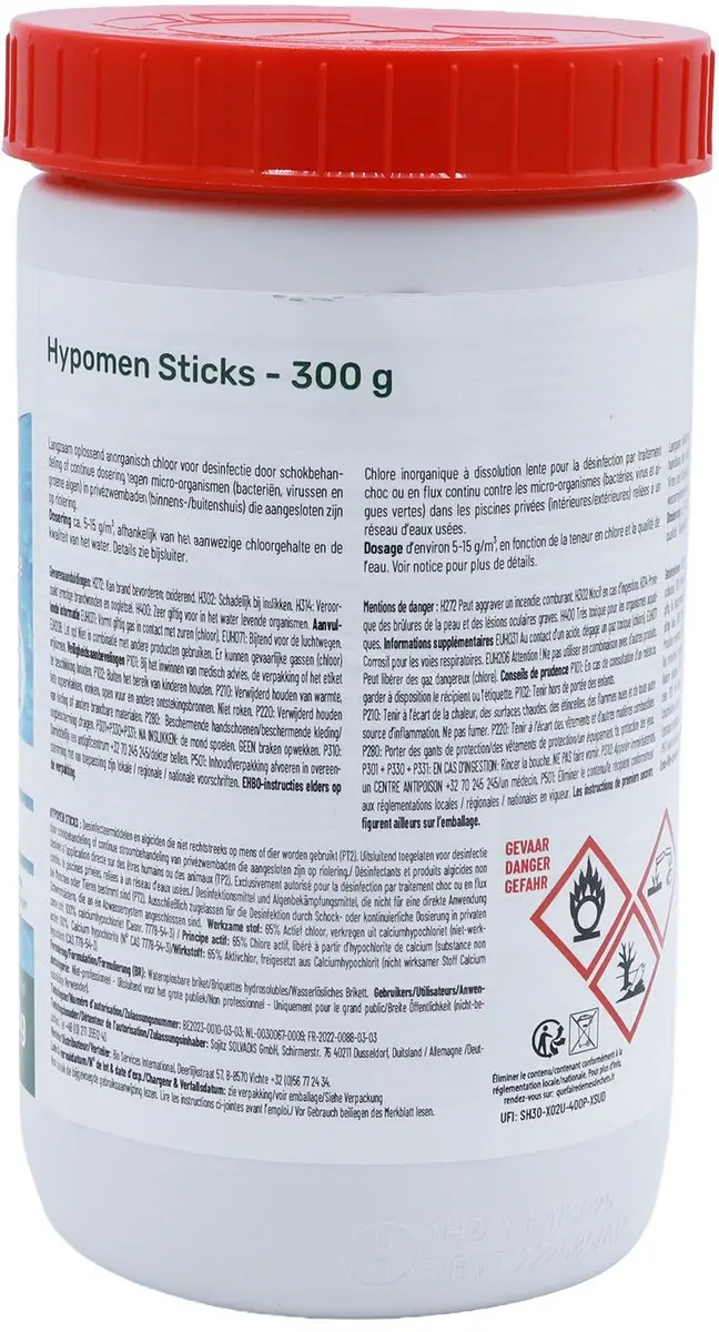 Famiflora Hypomen Sticks Chloor 900g - 300g (3x300g) - afbeelding 6 van 6