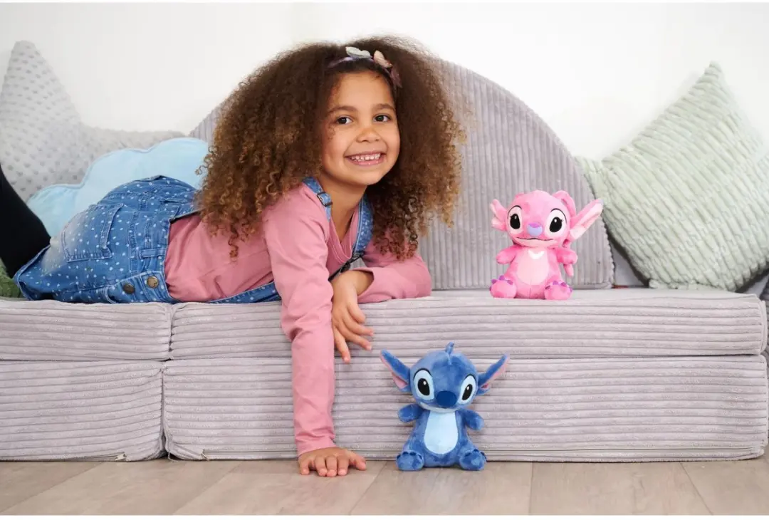 Simba Disney Lilo & Stitch Stitch Knuffel 15cm - Blauw - afbeelding 4 van 6