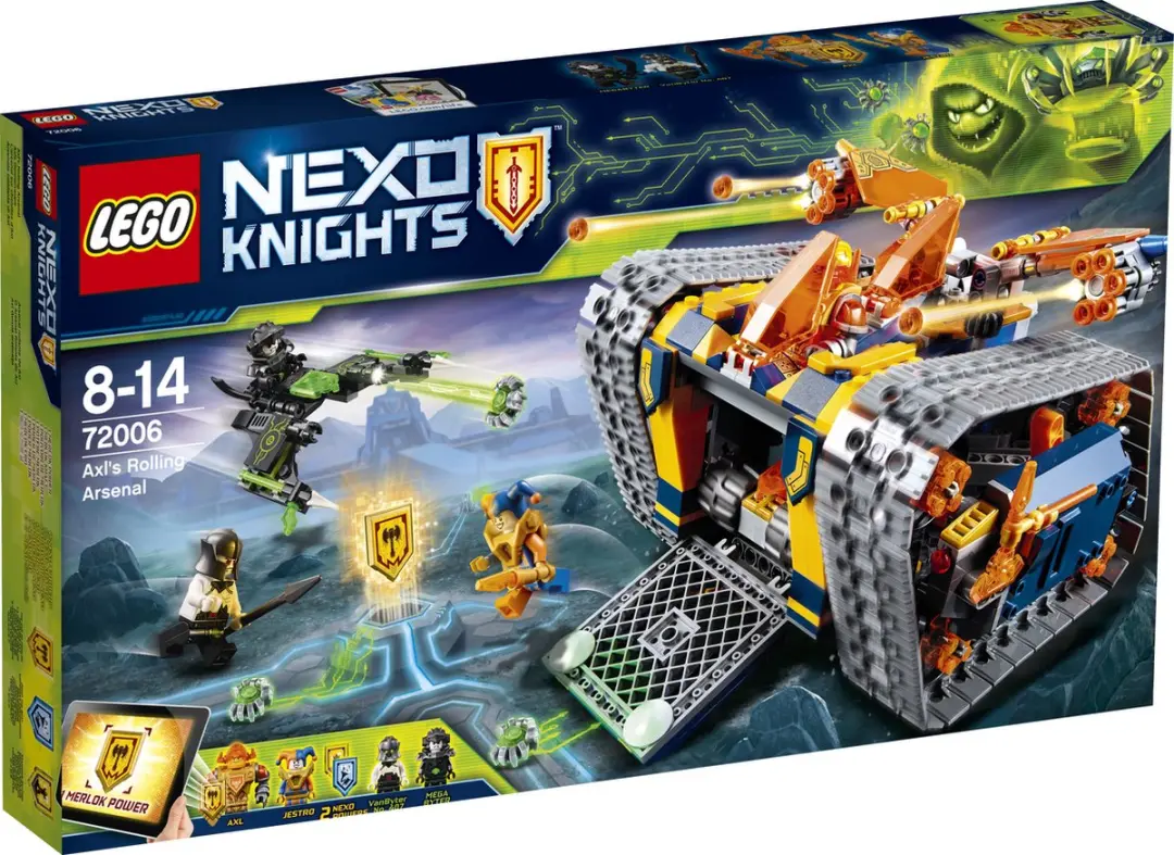 LEGO NEXO KNIGHTS Axl‘s Rollende Arsenaal