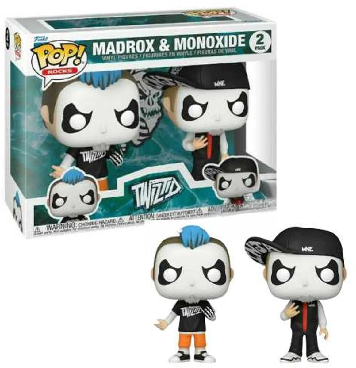 Funko POP! Rocks Twiztid Jamie Madrox & Monoxide 2-Pack - 9cm - Multicolor - afbeelding 6 van 6