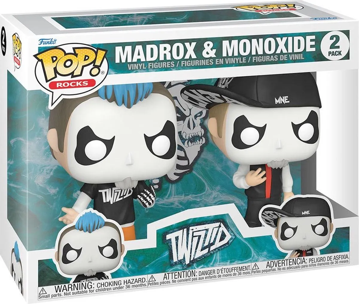 Funko POP! Rocks Twiztid Jamie Madrox & Monoxide 2-Pack - 9cm - Multicolor