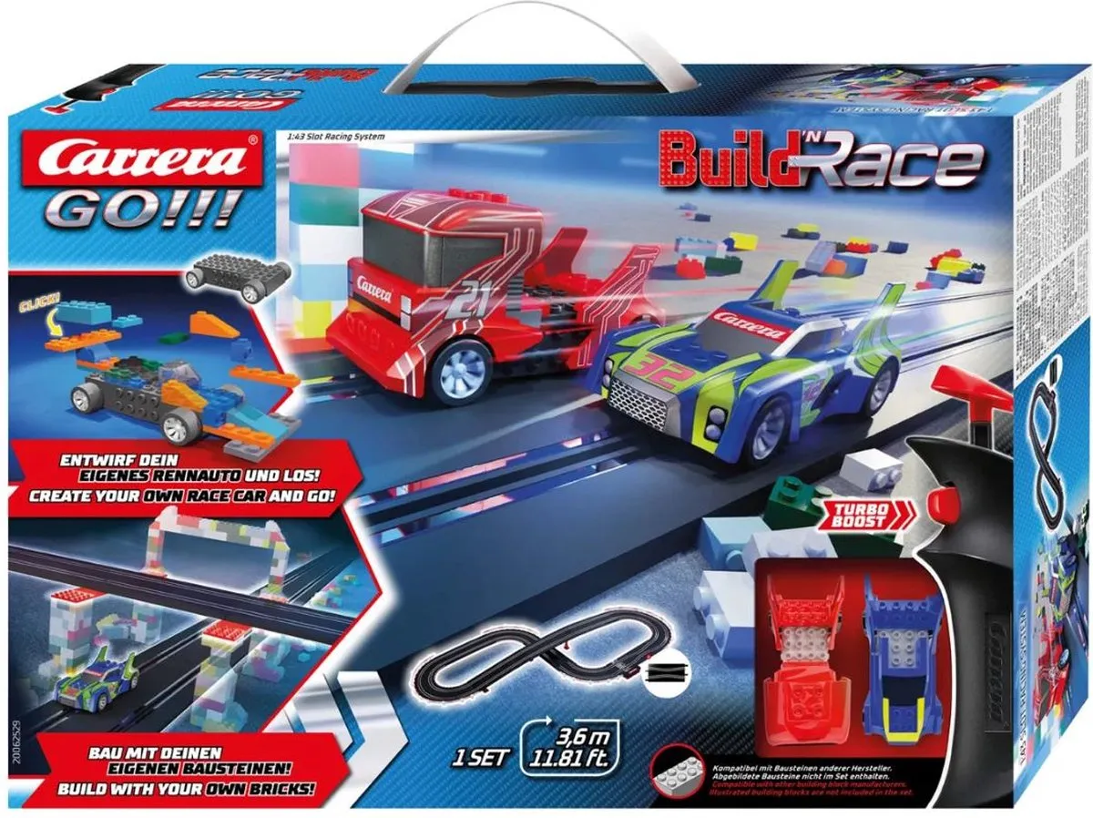 Carrera GO!!! Build'n Race 3.6m Set