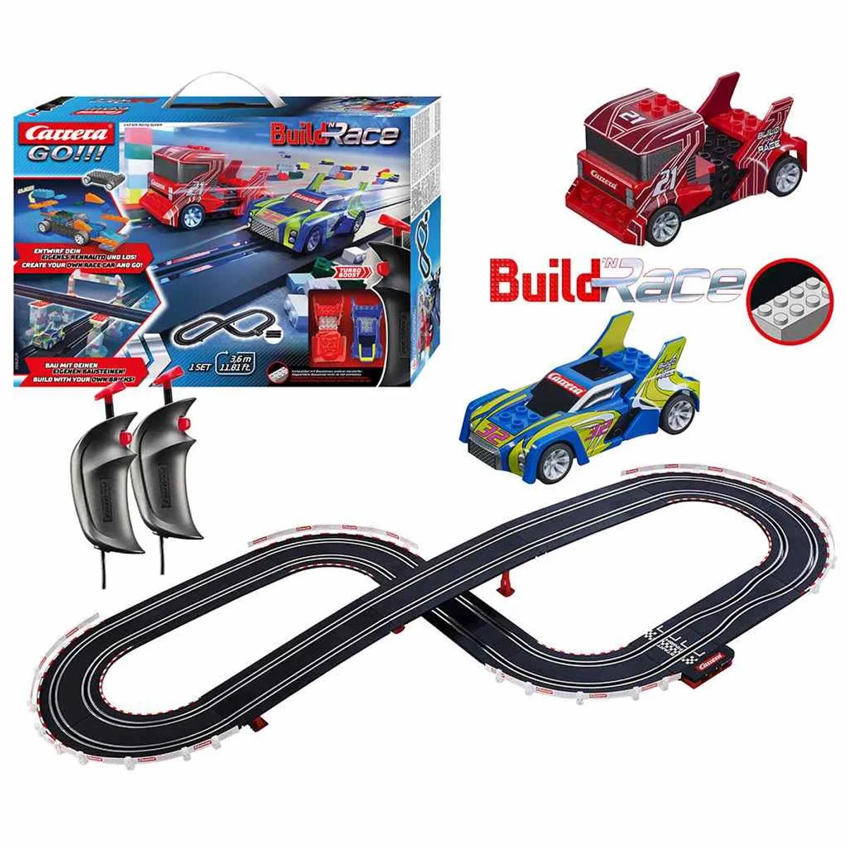 Carrera GO!!! Build'n Race 3.6m Set - 20062529