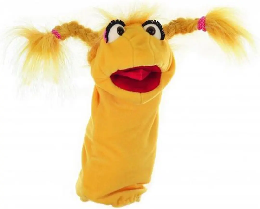 Living puppets Kletsworm Fraulein Schnatterschnute