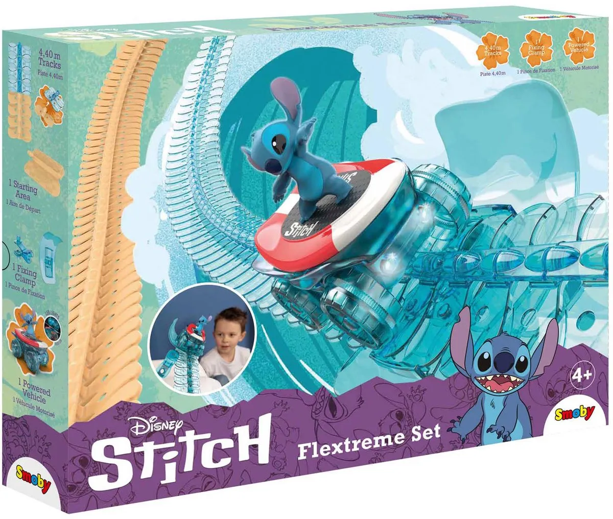 Smoby Racebaan Stitch Flextreme Disney Lilo & Stitch