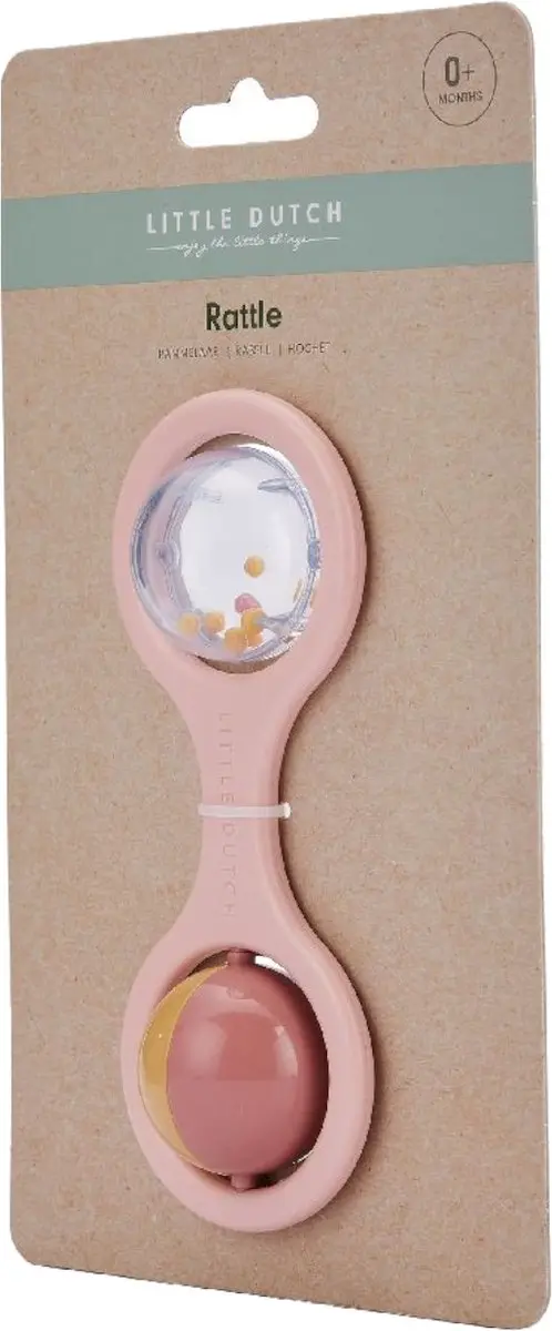 Little Dutch Bal Rammelaar - Roze