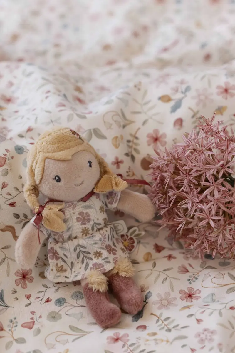Little Dutch Knuffelpop Julia 10cm - Roze