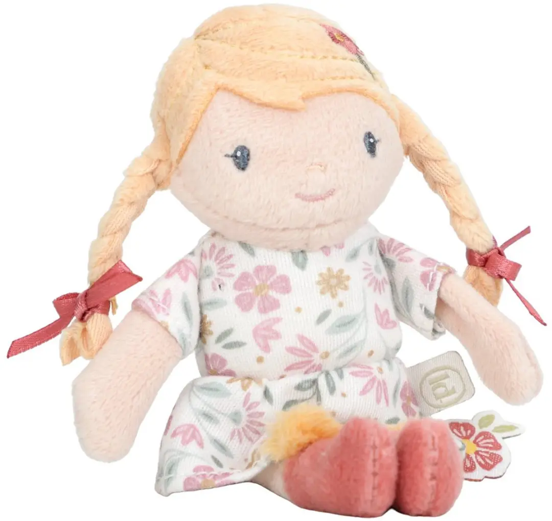 Little Dutch Knuffelpop Julia 10cm - Roze
