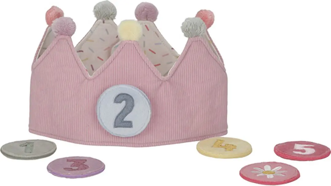 Little Dutch Verjaardagskroon Roze - 1 Stuks