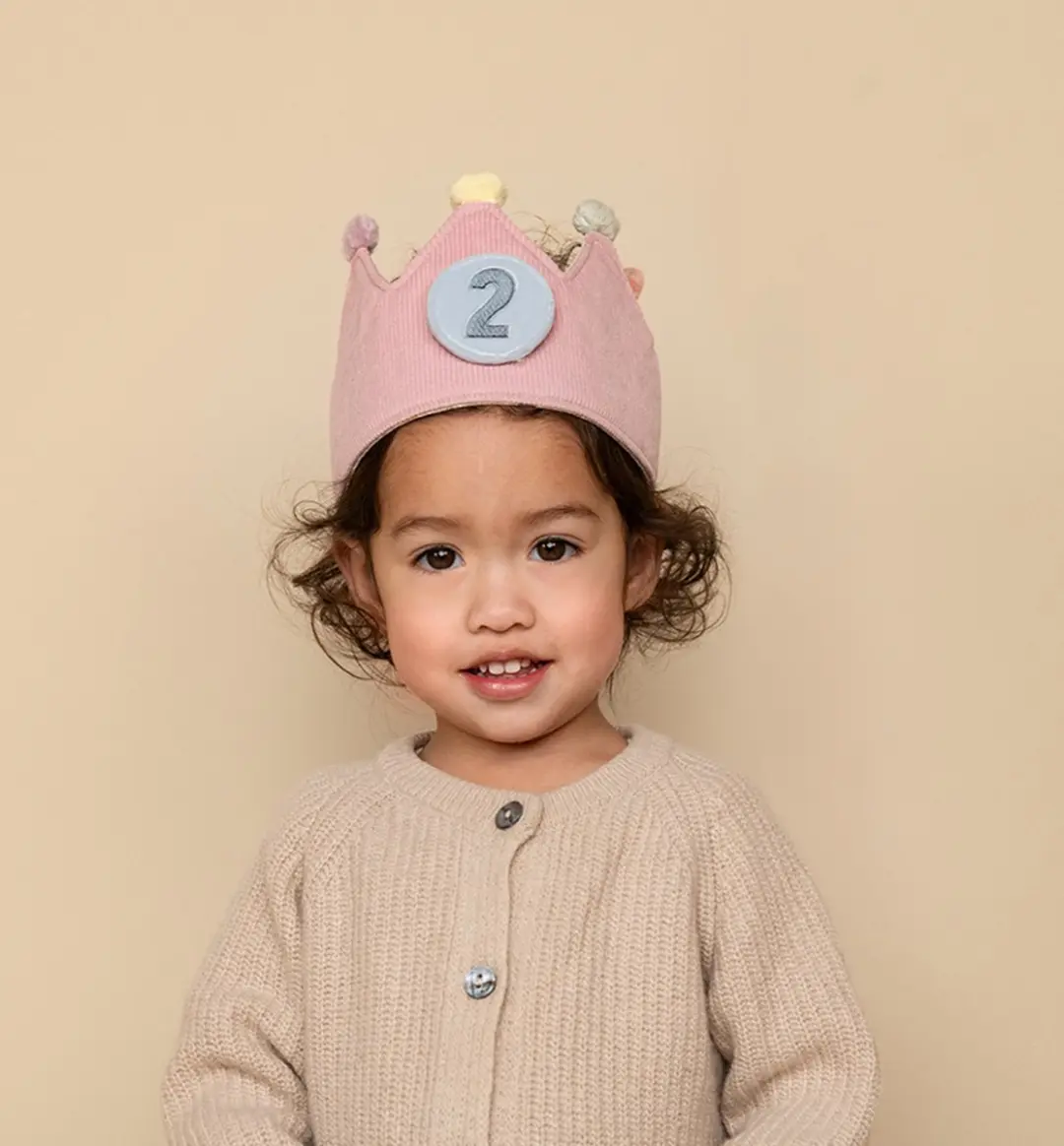 Little Dutch Verjaardagskroon Roze - 1 Stuks