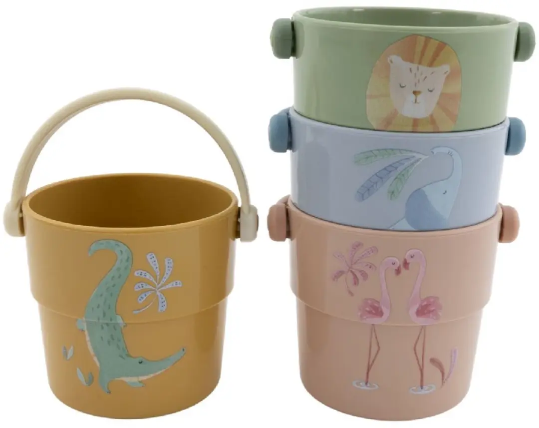 Little Dutch Safari Friends Badbekers - Multicolor