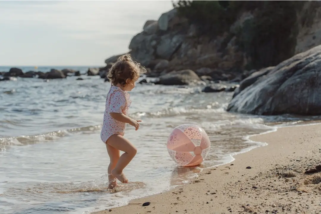 Little Dutch Dreamy Mermaid Strandbal 35cm - Roze