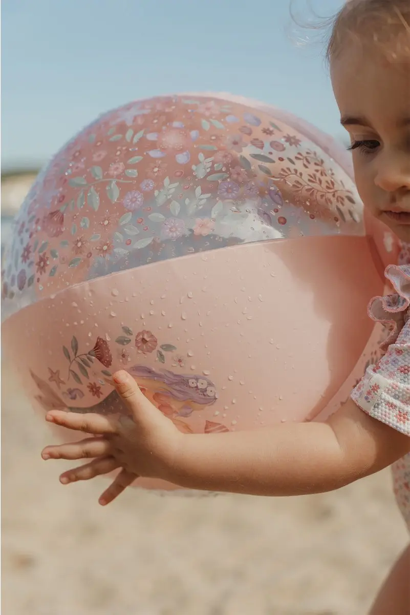 Little Dutch Dreamy Mermaid Strandbal 35cm - Roze - afbeelding 6 van 6