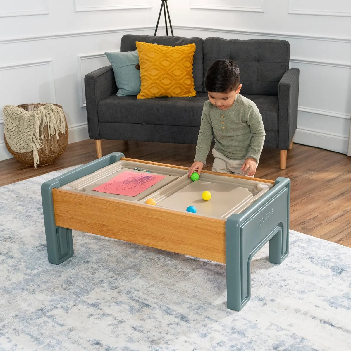 Step2 Harmony Activity Table 440799 Speeltafel - Bruin/Grijs