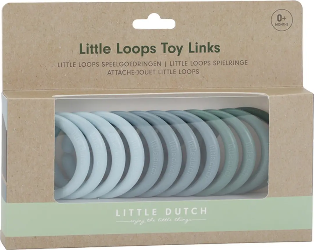 Little Dutch Little Loops Speelgoedringen Forest Friends - Blauw