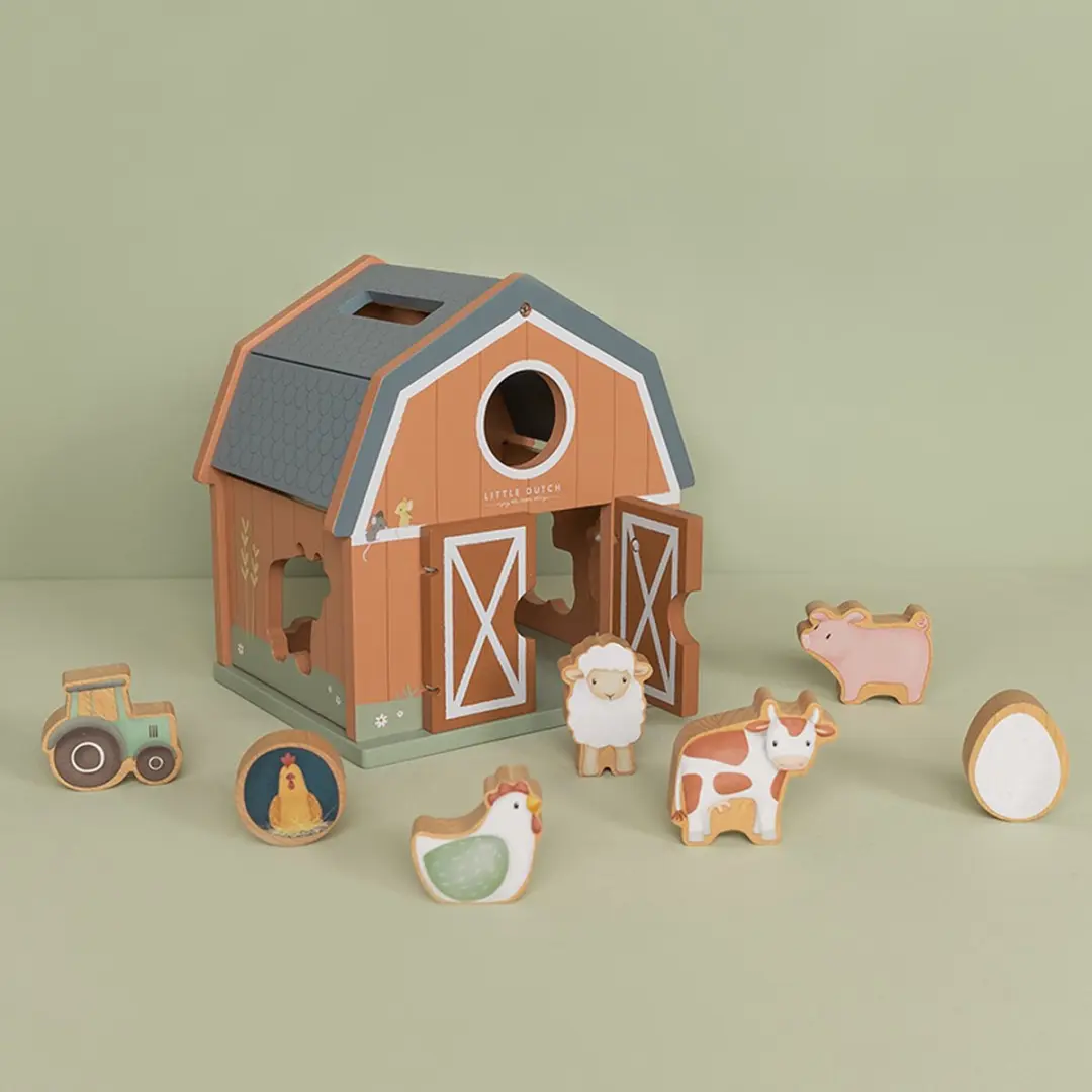 Little Dutch Vormenstoof FSC Little Farm - Multicolor