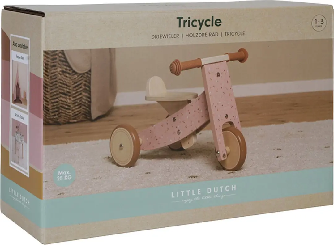 Little Dutch Driewieler FSC LD7123 - Roze