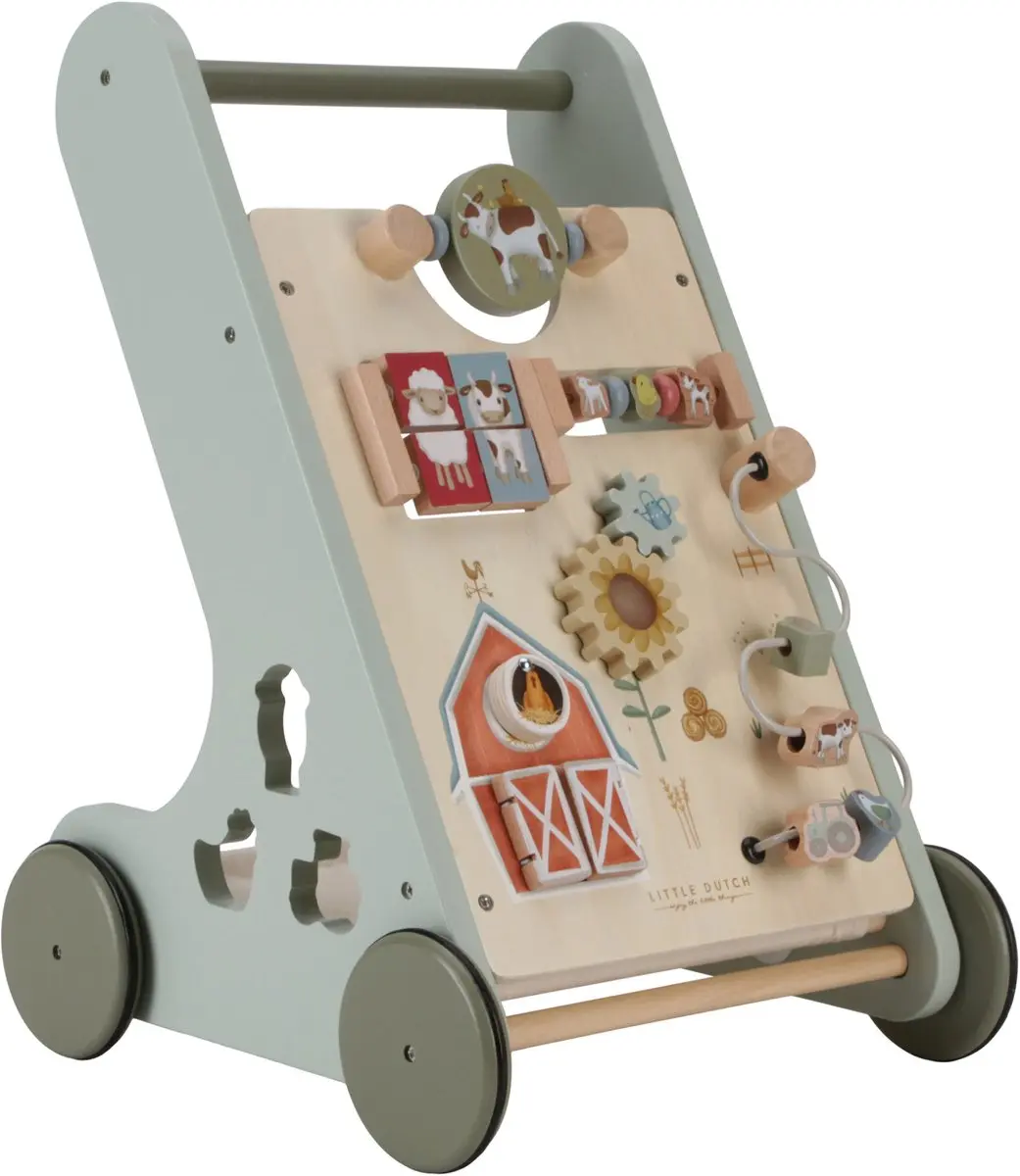 Little Dutch Activiteiten Loopwagen Little Farm