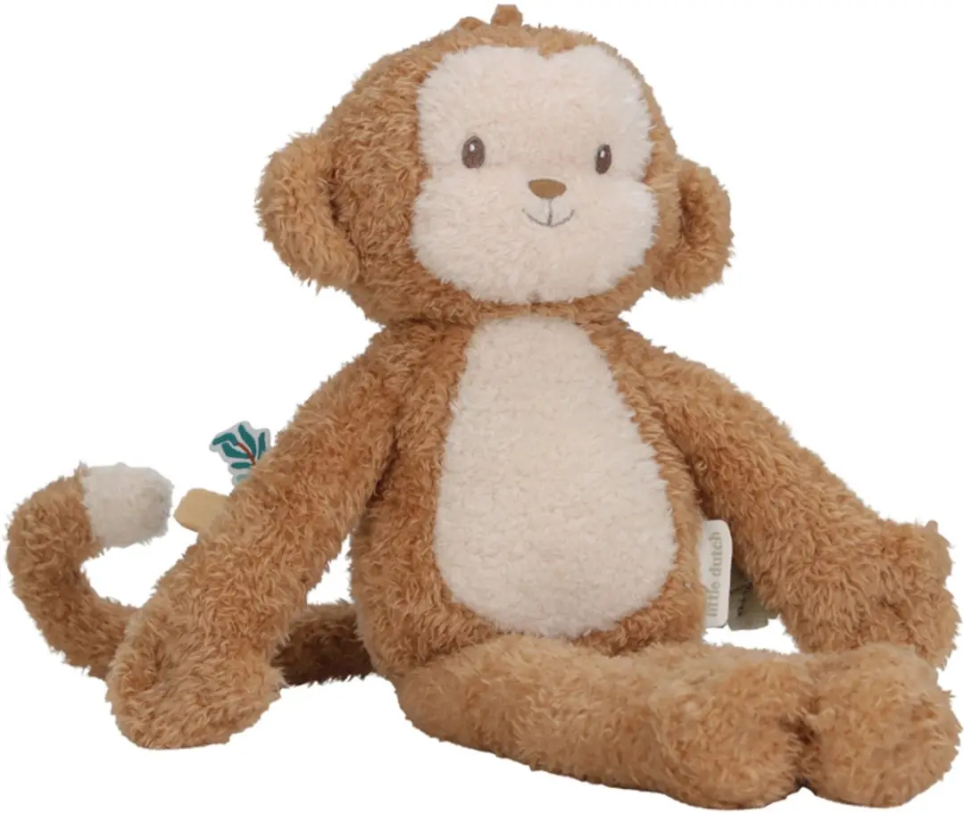 Little Dutch Safari Friends Knuffel Aap - Bruin - afbeelding 2 van 6