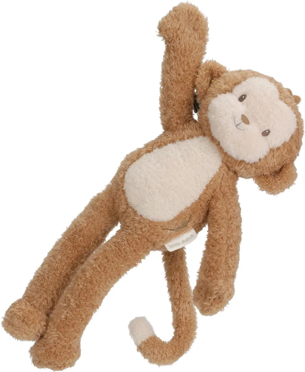 Little Dutch Safari Friends Knuffel Aap - Bruin - afbeelding 6 van 6