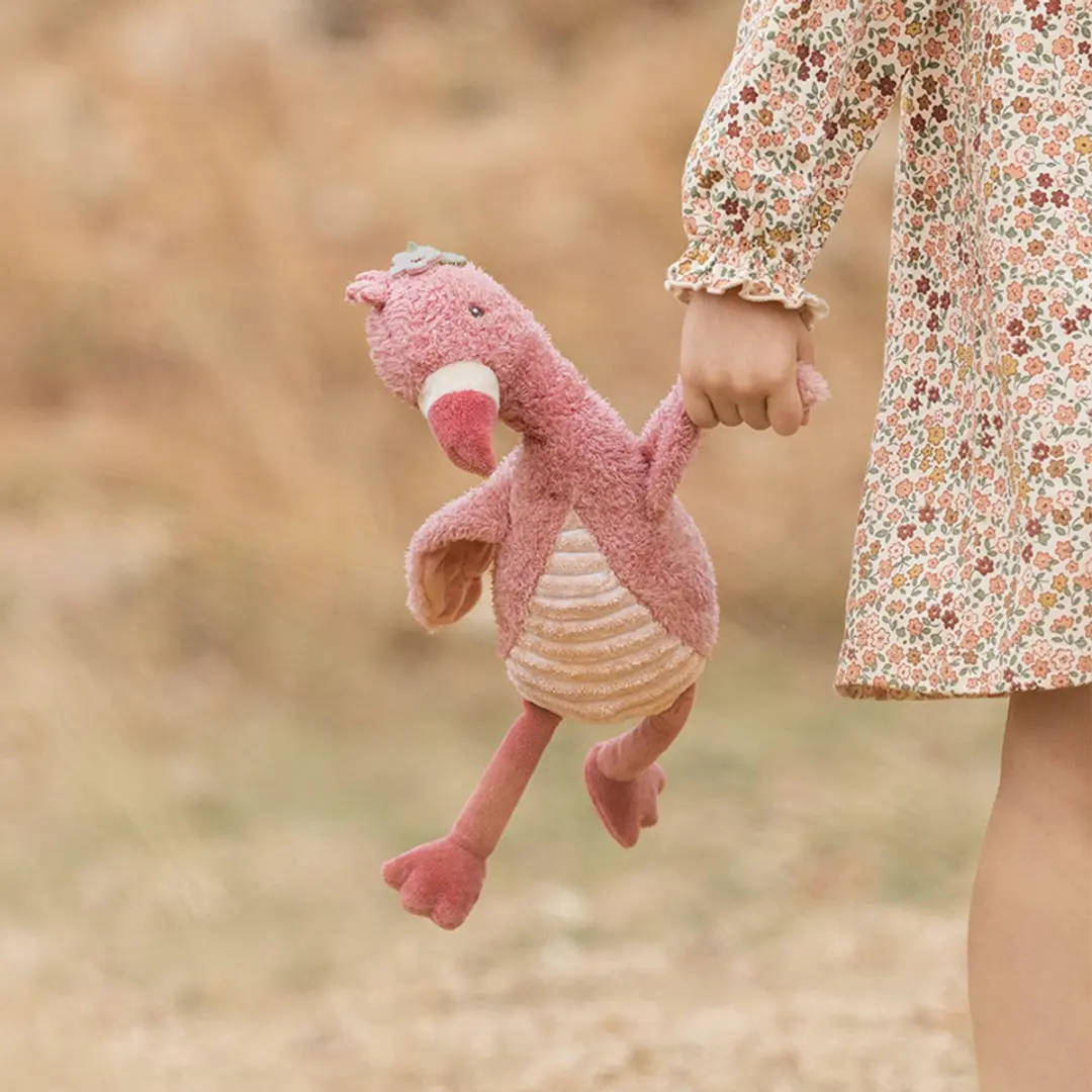 Little Dutch Safari Friends Knuffel Flamingo 35cm - Roze