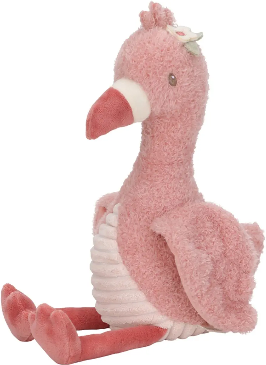 Little Dutch Safari Friends Knuffel Flamingo 35cm - Roze