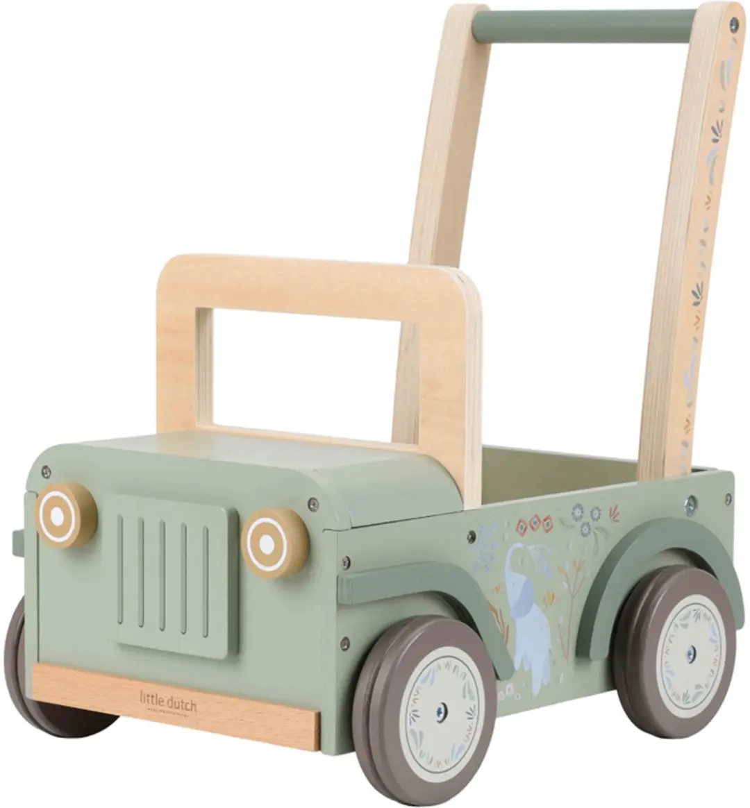 Little Dutch Safari Duwkar LD7480 - 4 Wielen - Multicolor