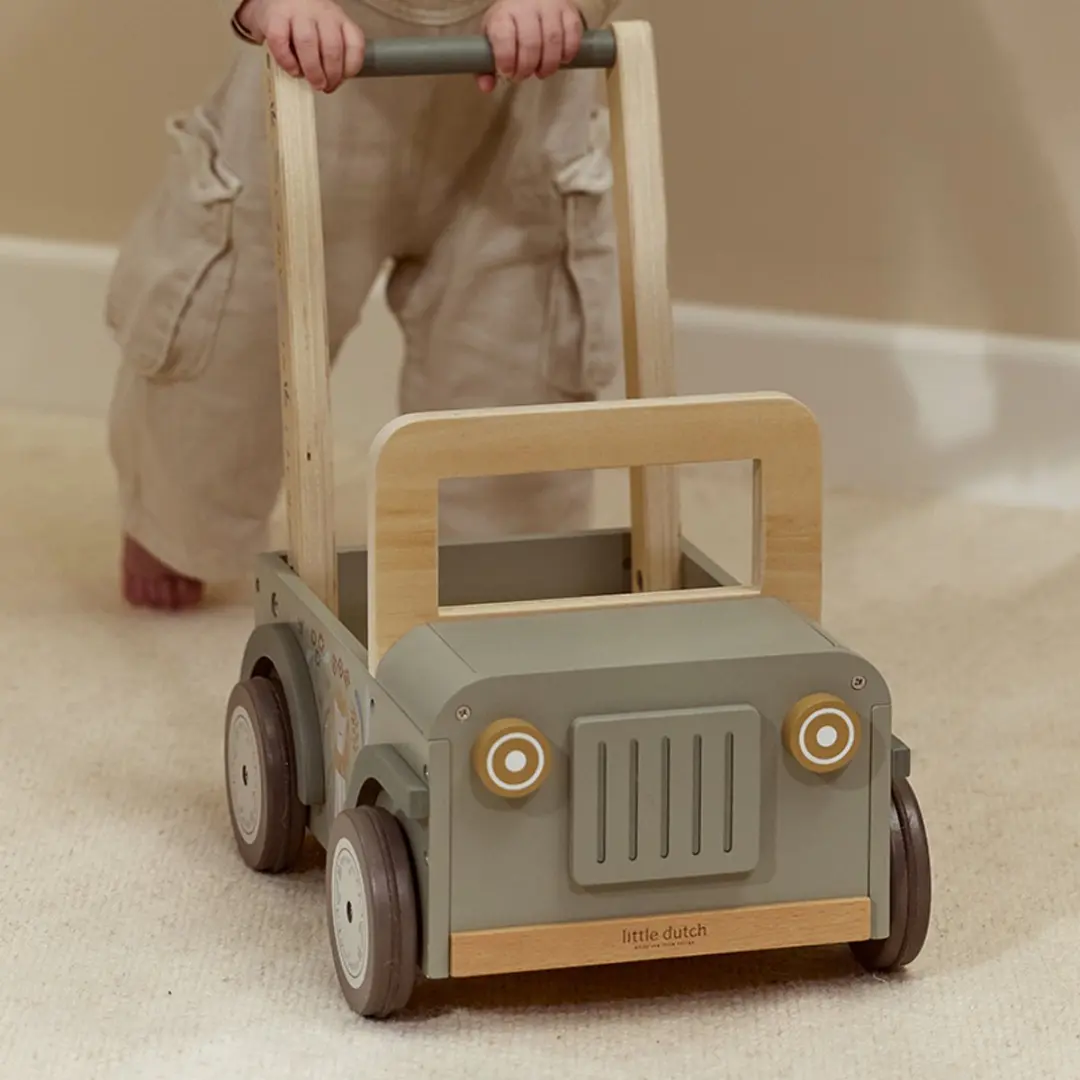 Little Dutch Safari Duwkar LD7480 - 4 Wielen - Multicolor