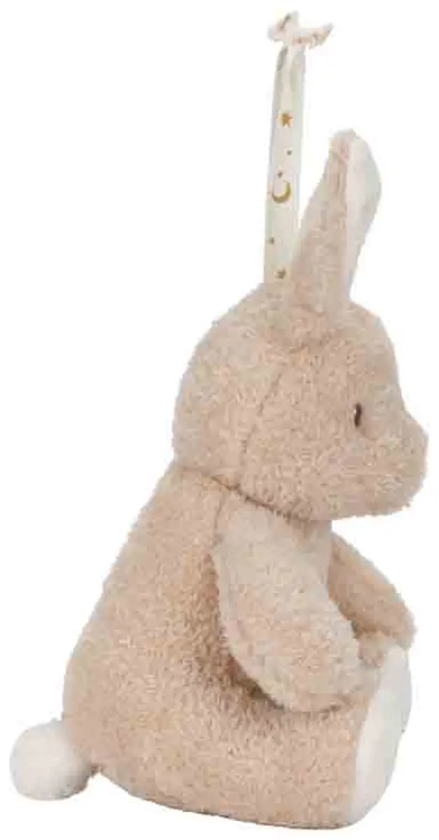 Little Dutch Newborn Naturals Knuffelkonijn Licht & Geluid - Bruin