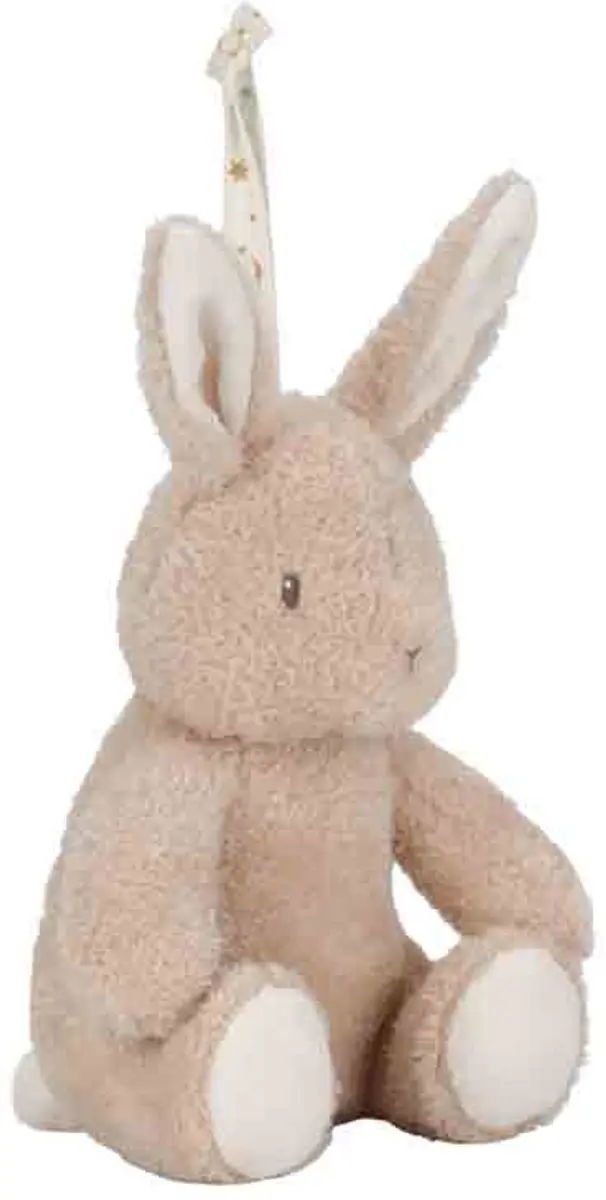 Little Dutch Newborn Naturals Knuffelkonijn Licht & Geluid - Bruin
