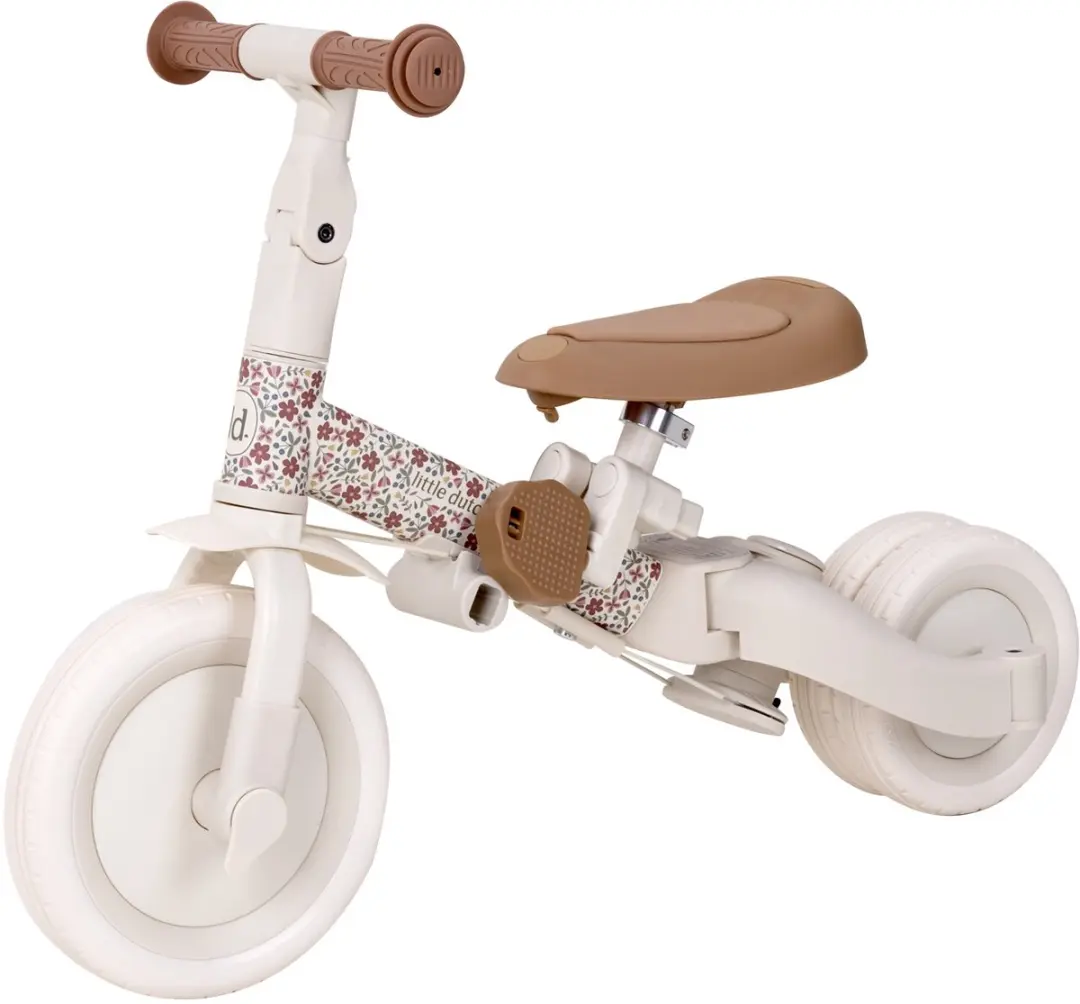 Little Dutch 4-in-1 Driewieler Sunny Flower - Off White - afbeelding 6 van 6