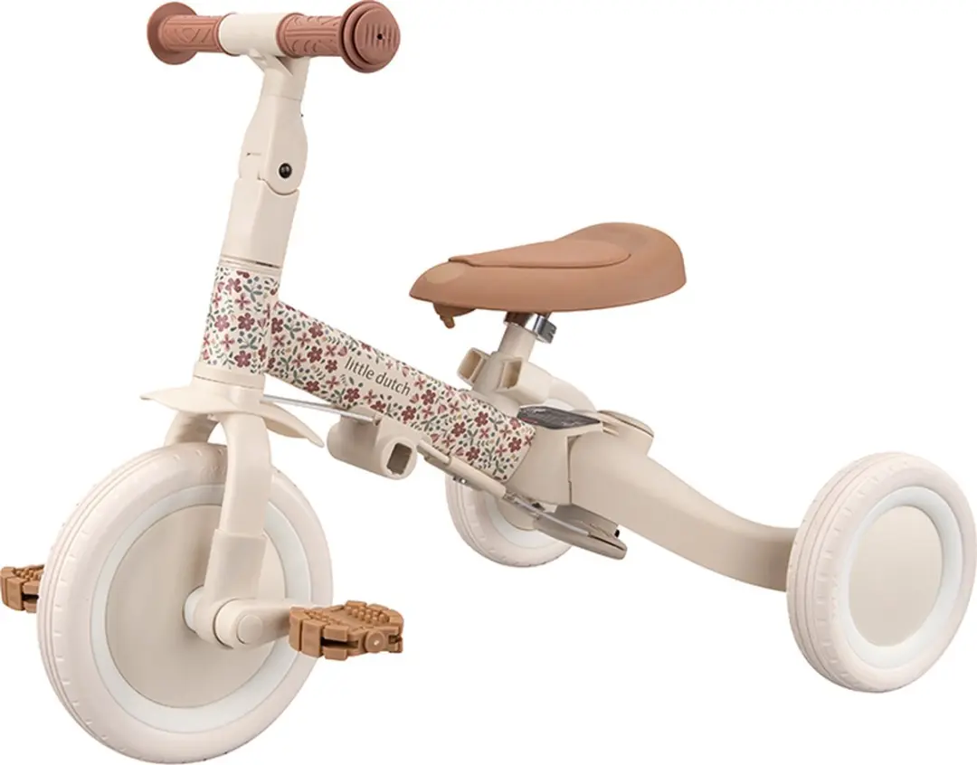 Little Dutch 4-in-1 Driewieler Sunny Flower - Off White