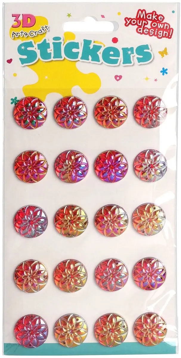 Stickers Bloemen Design, 20st.