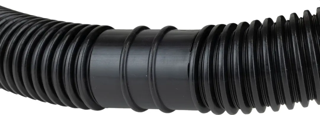 W'eau Zwembadslang 38mm - 12m - Zwart