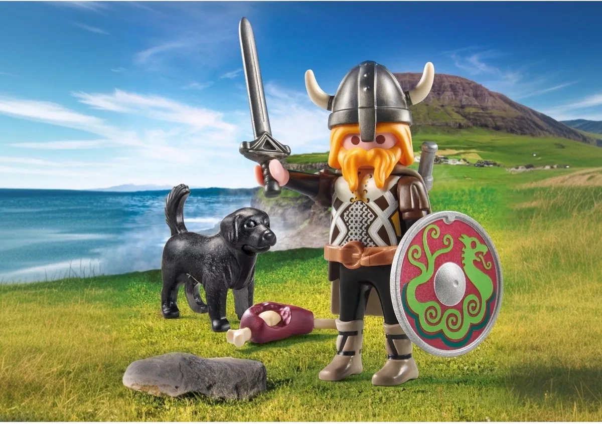 Playmobil Special Plus Viking met Waakhond 71755 - Multicolor