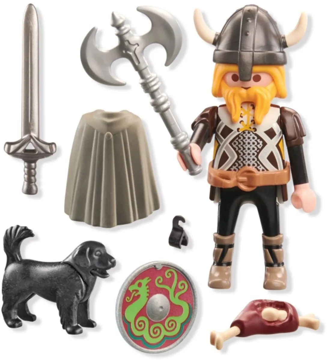 Playmobil Special Plus Viking met Waakhond 71755 - Multicolor
