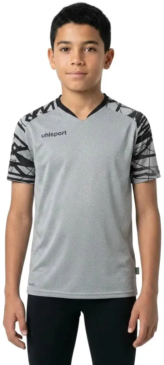 Uhlsport Goal 25 Shirt Kinder - 164 - Donkergrijs/Gemeleerd