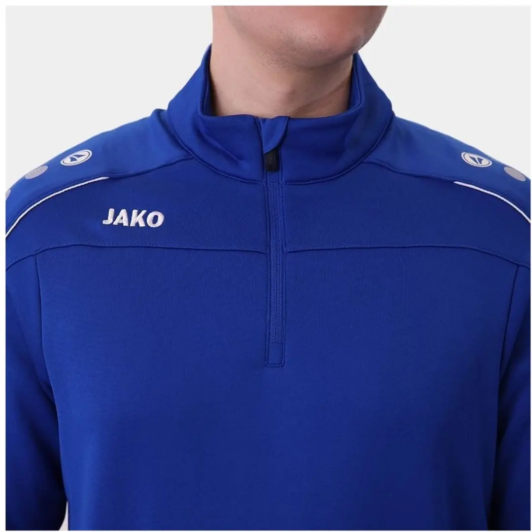 Jako Classico Ziptop Heren - Royal - S - afbeelding 2 van 3