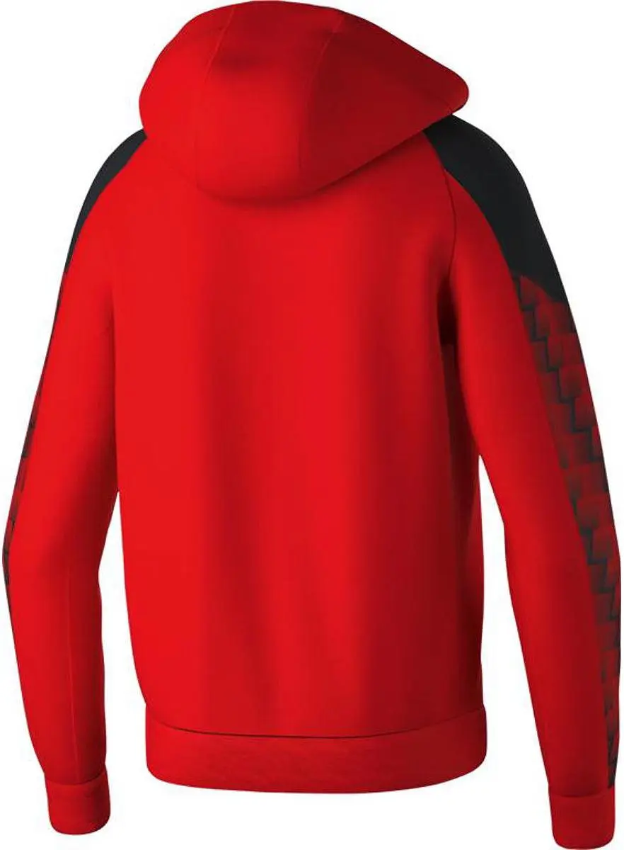 Erima Evo Star Trainingsjack Kinderen - Rood/Zwart - Maat 128