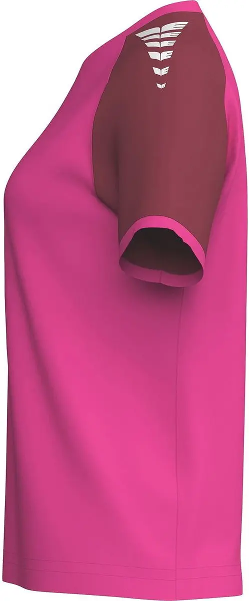 Erima Wings Shirt Dames - Roze Glo/Bordeaux 34