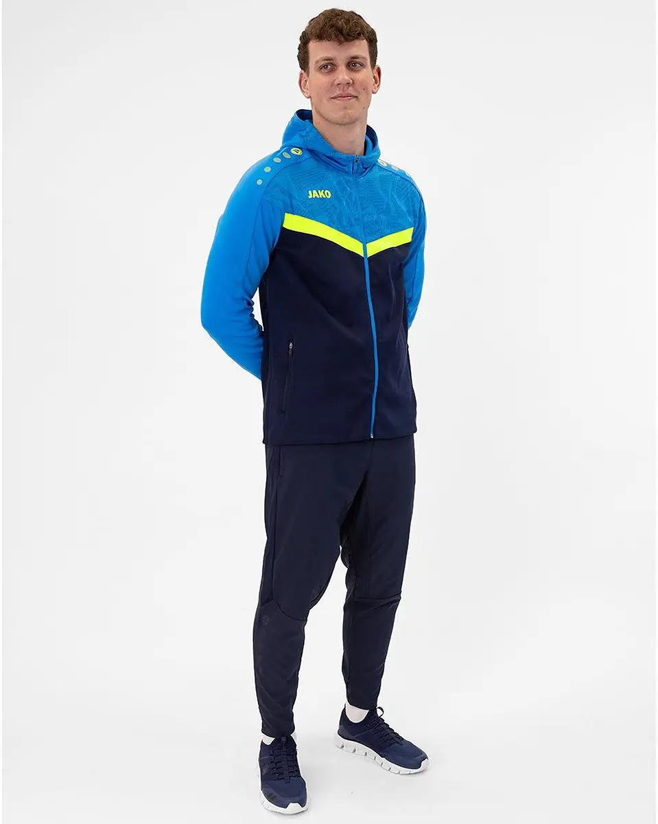 Jako Iconic Jas Met Kap Heren - Marine XXL