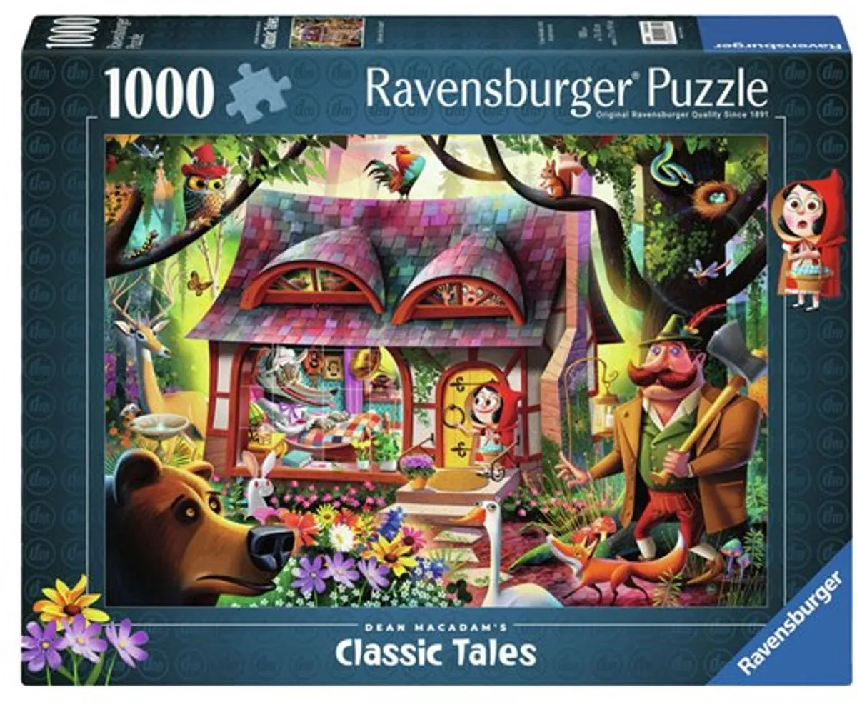 Ravensburger Roodkapje en de Wolf Legpuzzel 1000 Stuks - MPN 12000630