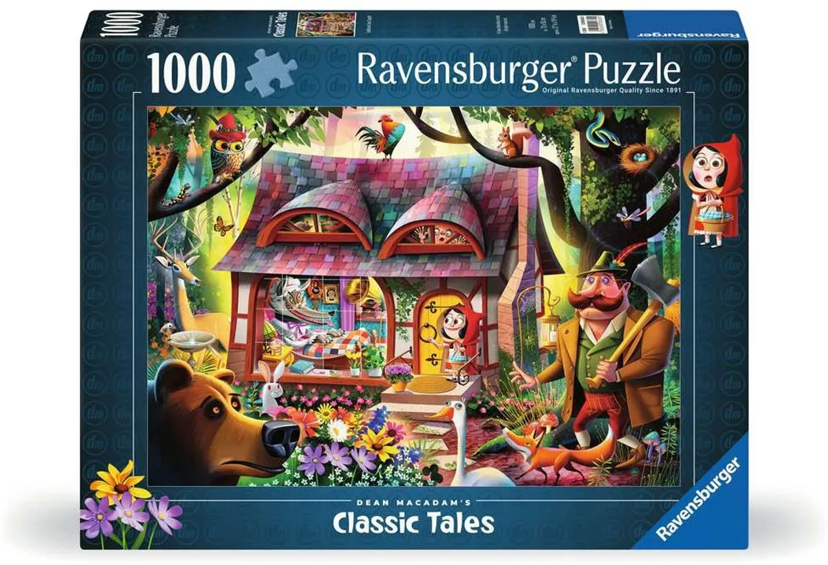 Ravensburger Roodkapje en de Wolf Legpuzzel 1000 Stuks - MPN 12000630