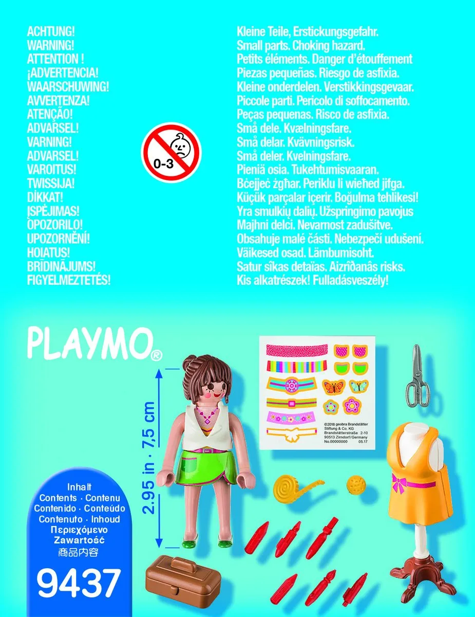 Playmobil Modeontwerpster 9437 - Multicolor