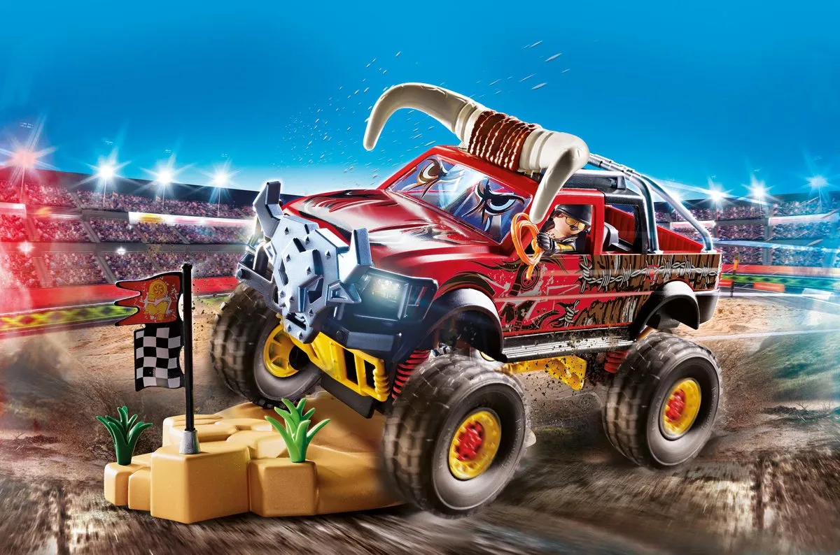 Playmobil Stuntshow Monster Truck 70549 - Zwart/Rood