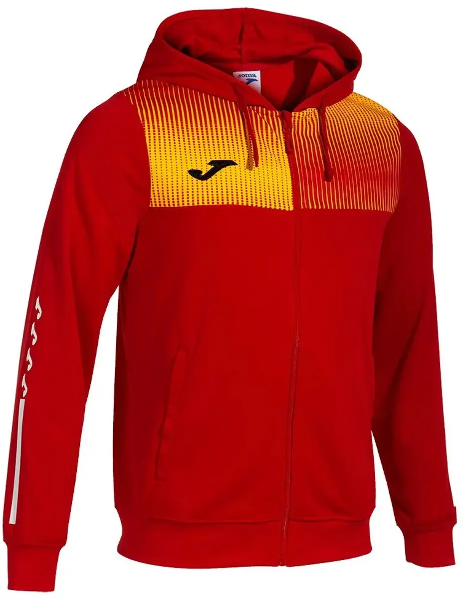 Joma Eco Supernova Sweatshirt Met Rits Rood M Man