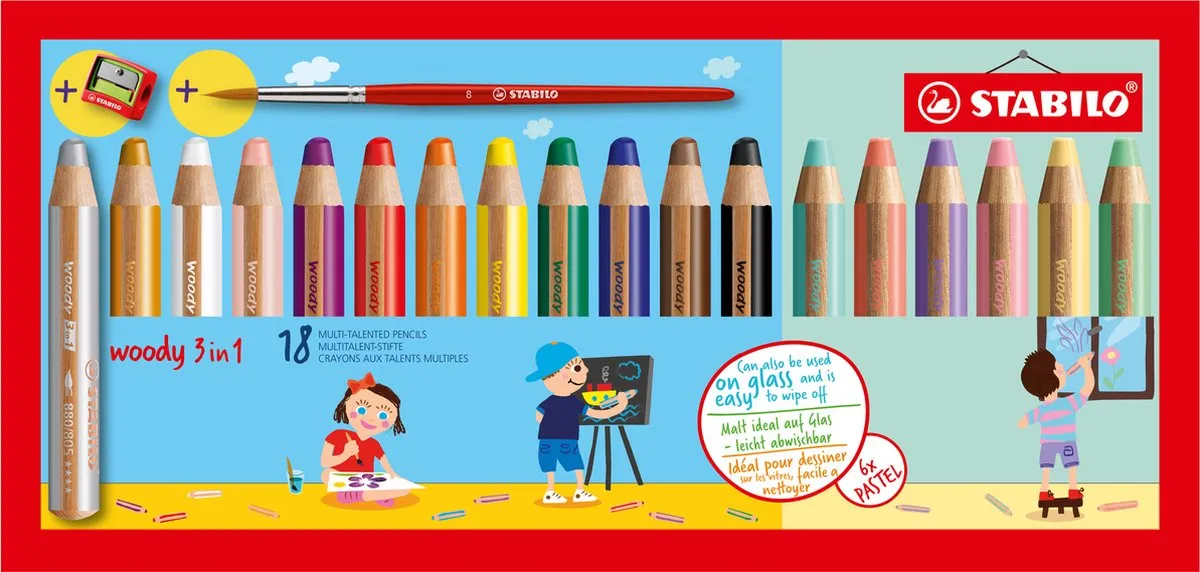 STABILO Woody 3 in 1 Multi Talent Kleurpotloden