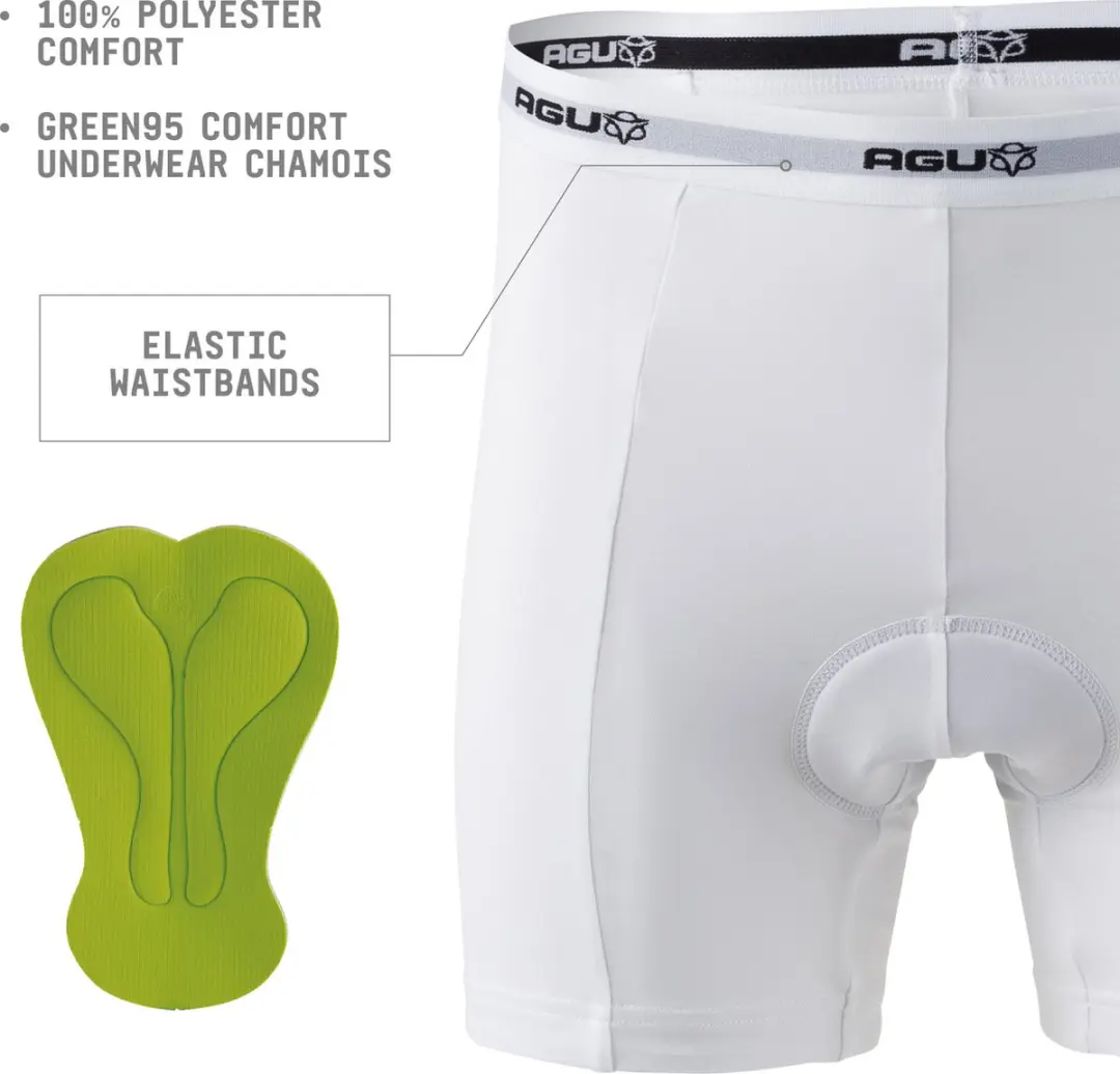 AGU Undershort Heren - Met zeem - Wit - XXXL - afbeelding 3 van 4